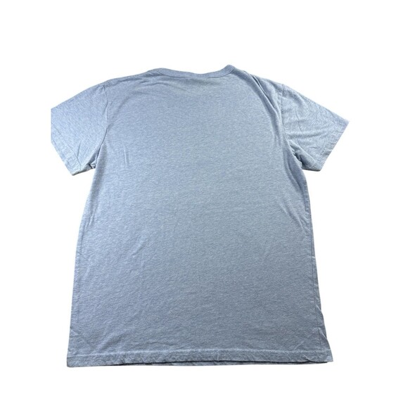 Peanuts Snoopy & Charlie Brown Happy Holidays Sleep Shirt Blue Medium Christmas - Picture 3 of 6